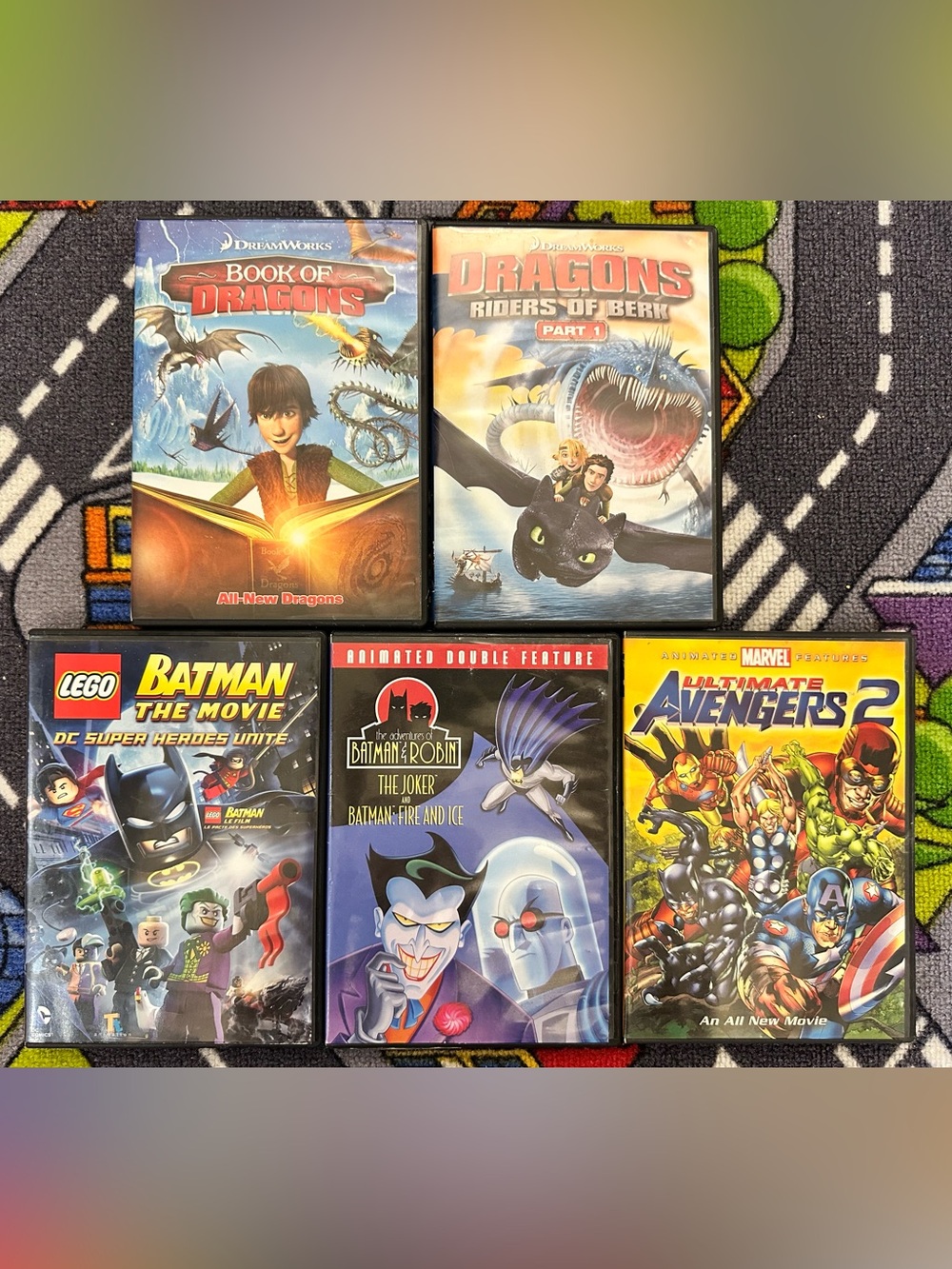 Kids Super Hero DVD Bundle | Lego Batman, Avengers & More!